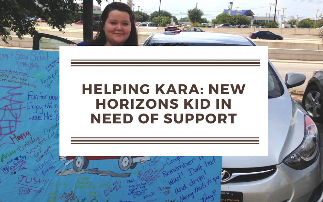 Helping Kara, a New Horizons Kid