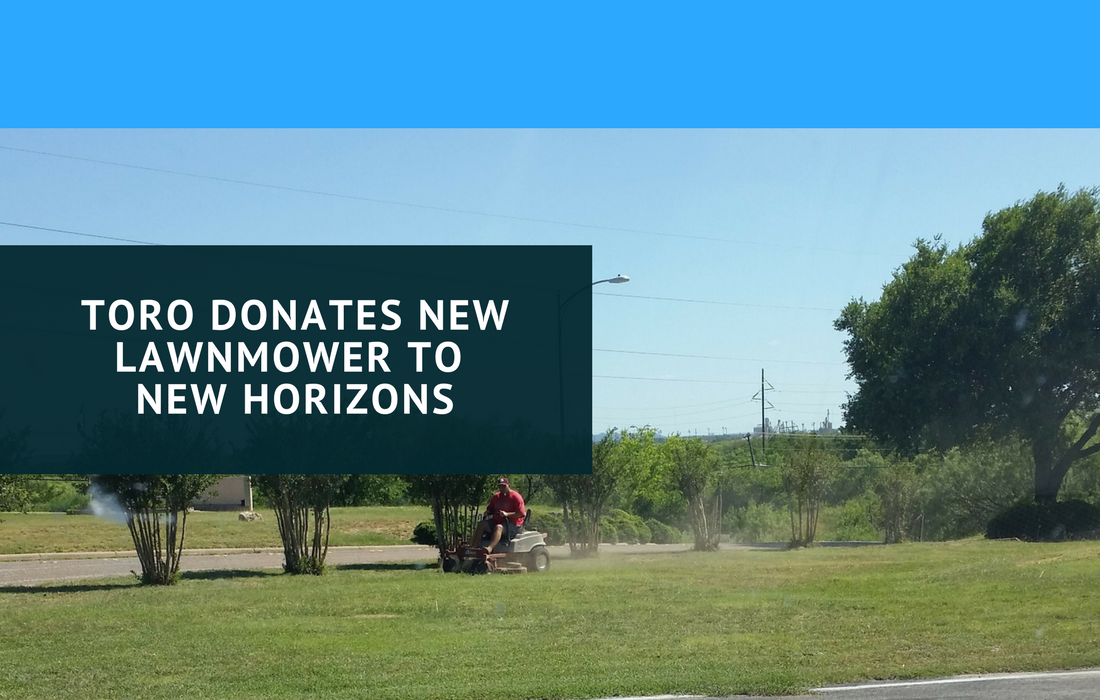 Toro donates lawnmower