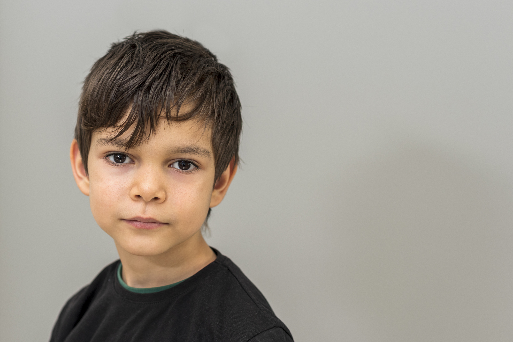 Portrait of little boy lookingat camera